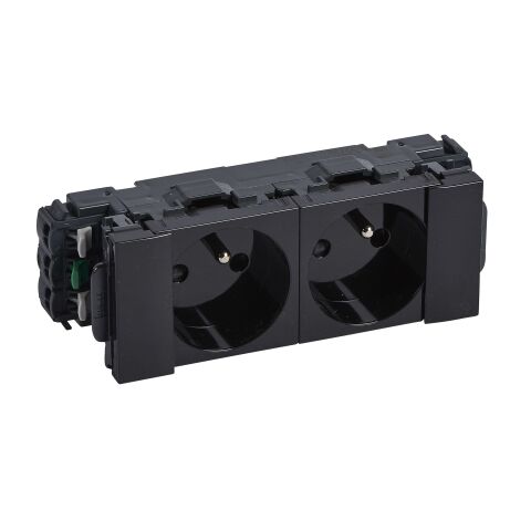 MOSN 2X2P+T DLPČ 4M BS ČERNÁ  *077182