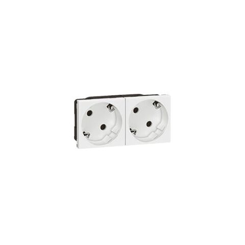 MOSN ZÁS.2X2P+T SCHUKO 4M BÍLÁ  *077252 Legrand