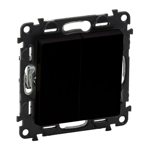 Valena LIFE přepínač střídavý č.6+6 barva černá  *756308 Legrand