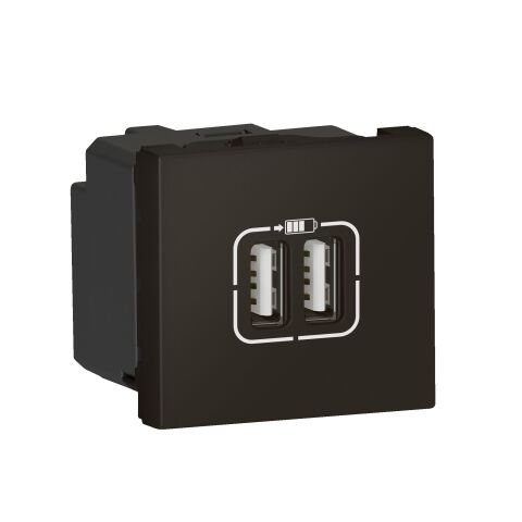 MOSN 2XUSB NABÍJEČKA 2,4A ČERN  *079384 Legrand