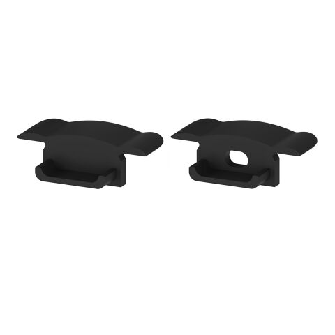Koncovka profilu EC-PROFIL (YG) B (2pcs/SET) barva černá GXLP373 Greenlux