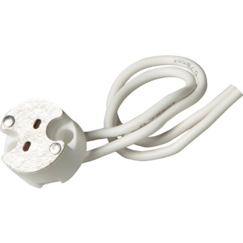 Objímka keramická LH-GX5,3 pro reflektorové halogenové žárovky s napětím 12V, MR11, MR16, JC. GXOS045 Greenlux