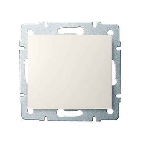 Vypínač LOGI 02-1000-103 kr jednopólový č.1 barva krémová 25125 Kanlux