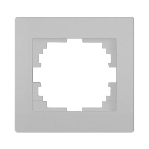 Rámeček LOGI 02-1460-043 sr jednonásobný horizontální barva stříbrná 25235 Kanlux