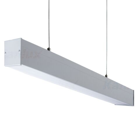 Svítidlo LED závěsné ALIN 4LED 1X150-SR lineární pro T8 trubice barva stříbrná 27424 Kanlux