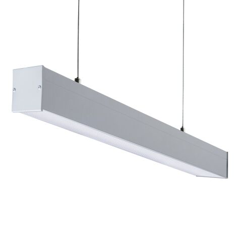 Svítidlo LED závěsné AL 4LED 120-MPR-SR lineární pro T8 trubice barva stříbrná 28451 Kanlux