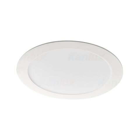 Svítidlo LED ROUNDA V2LED18W-WW-W stropní vestavné barva bílá 28935 Kanlux