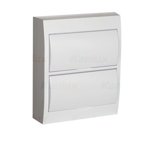 Rozvaděč DB212S 2X12P/SMD-P plastový barva bílá 36421 Kanlux
