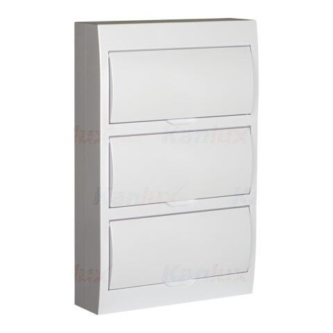 Rozvaděč DB312S 3X12P/SMD-P plastový barva bílá 36423 Kanlux