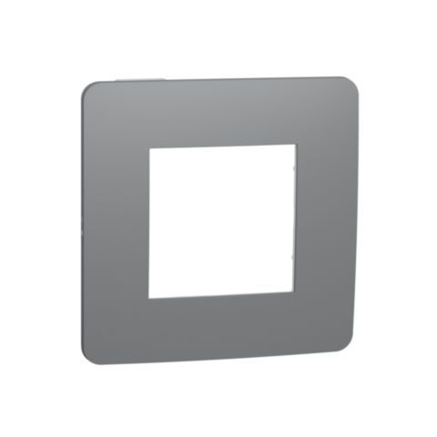 Unica Studio Color - Krycí rámeček jednonásobný, Dark Grey/Bílý *NU280221