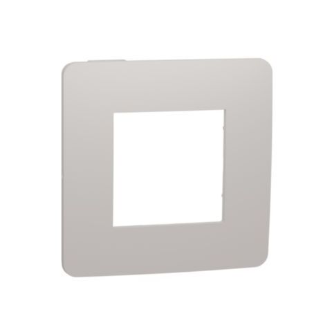 Unica Studio Color - Krycí rámeček jednonásobný, Light Grey/Bílý *NU280224