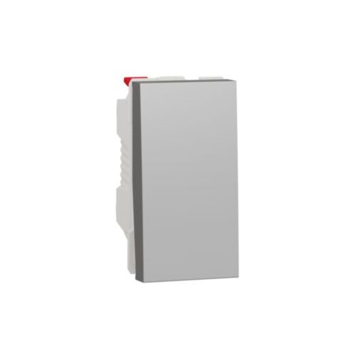 Unica - Spínač jednopólový řazení 1, 1M, Aluminium *NU310130