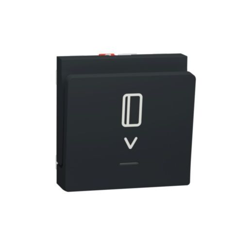 Unica - Spínač pro hotelové karty, 2M, Antracit *NU328354