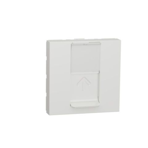 Unica - Zásuvka datová 1xRJ45 Kat.5e STP, 2M, Bílá *NU341318