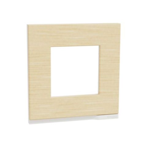 Unica Pure - Krycí rámeček jednonásobný, Nordic Wood *NU600283