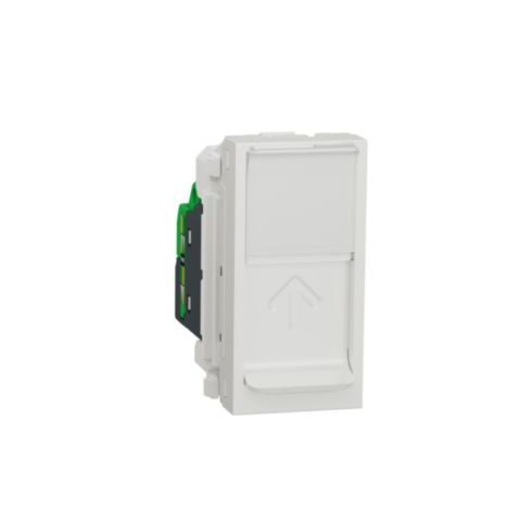 Unica - Zásuvka datová 1xRJ45 Kat.6 STP, 1M, Bílá *NU341618