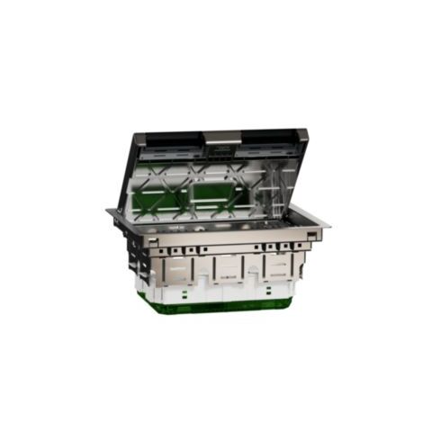 Unica System+ - Podlahová krabice L kovová 8 modulů 45x45 *INS52125 Schneider Electric