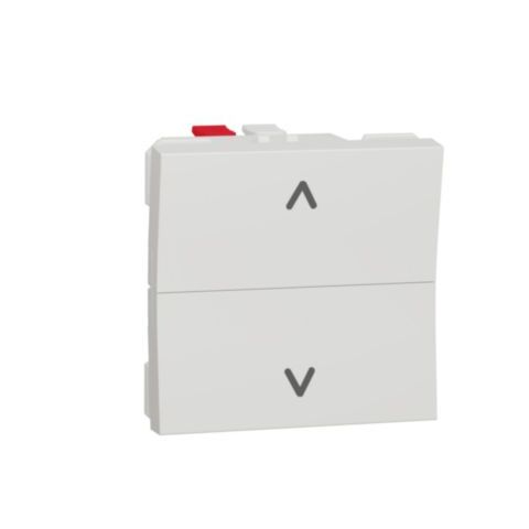 Unica - Žaluziový tlačítkový ovládač 6A, 2M, Bílý *NU320718