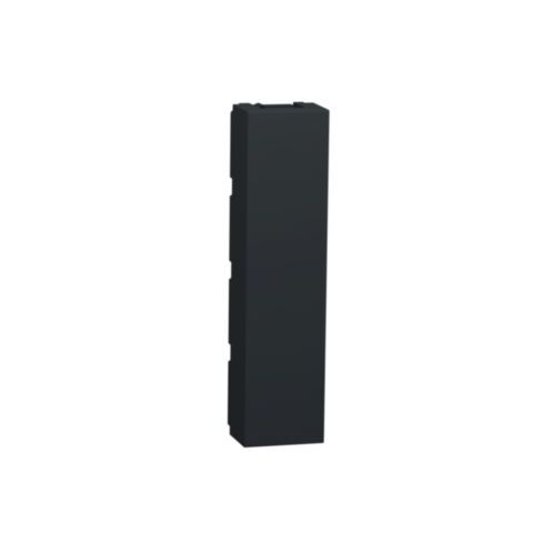 Unica - Záslepka 2x 1/2 modul, Antracit *NU986454