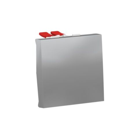 Unica - Přepínač křížový řazení 7, 2M, Aluminium *NU320530