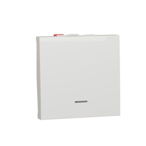 Unica - Přepínač střídavý s nulovou svorkou řazení 6, 2M, Bílý *NU320318S