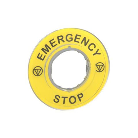 Štítek (EMERGENCY STOP) ZBY9320