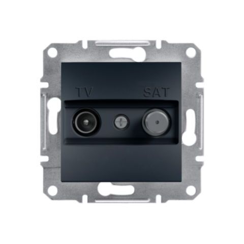 Asfora - Zásuvka TV-SAT, koncová, antracit *EPH3400171 Schneider electric