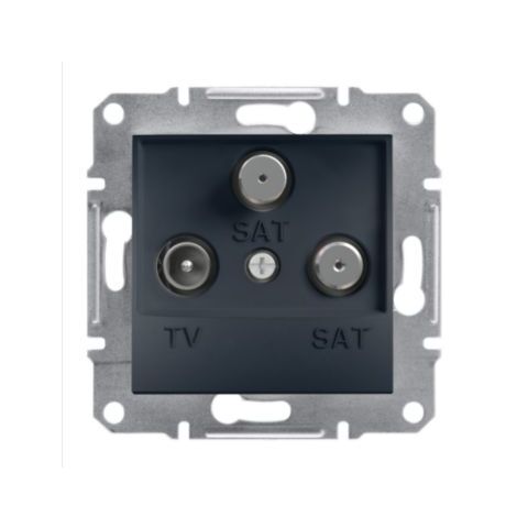 Asfora - Zásuvka TV-SAT-SAT, koncová, antracit *EPH3600171 Schneider electric