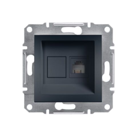 Asfora - Zásuvka telefonní RJ11, antracit *EPH4100171 Schneider electric