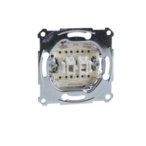 Mechanismus přepínače dvojitého střídavého ř. 5b (6+6), 10A  MTN3126-0000