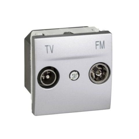 Zásuvka antenní TV/FM, koncová, Alu MGU345130