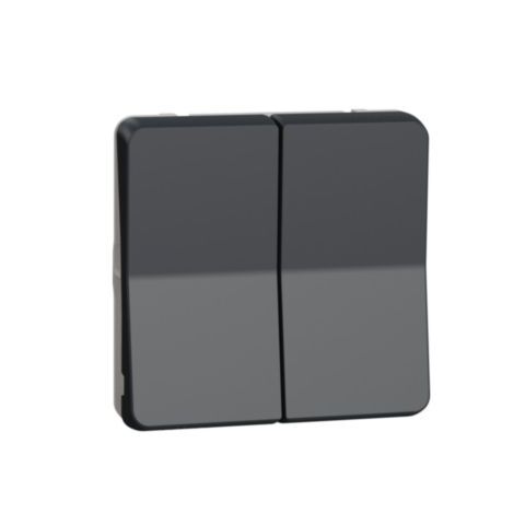 Přepínač dvojitý střídavý ř.6+6, IP55, antracit *MUR35019