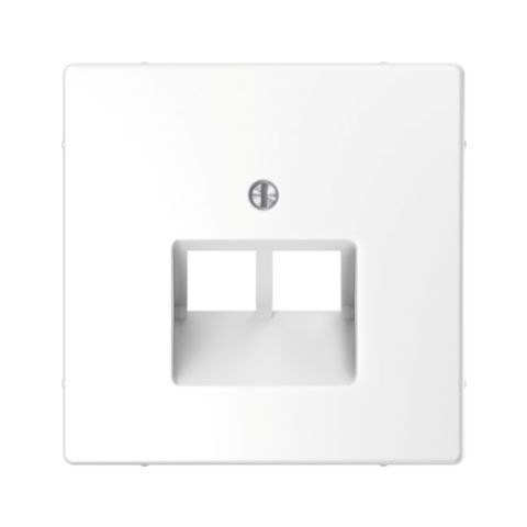 Centrální deska, Merten D-Life, pro dvojnásobný mechanismus datové zásuvky, Lotus White *MTN4522-6035 Schneider