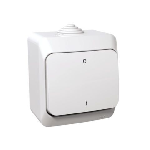 Cedar Plus IP44 - Spínač dvojpólový řazení 2, bílý *WDE000520 Schneider