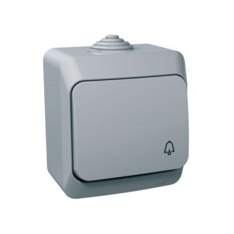 Cedar Plus IP44 - Ovládač tlačítkový řazení 1/0 se symbolem 