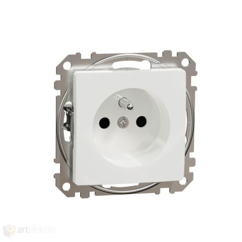 Sedna - Zásuvka 230V 16A clonky bezšroubová bílá *SDD111012 Schneider electric