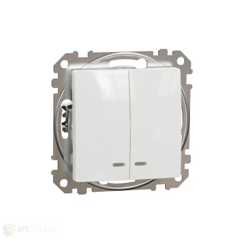 Sedna - Přepínač sériový ř.5 or. kontr. bílá *SDD111105L Schneider electric