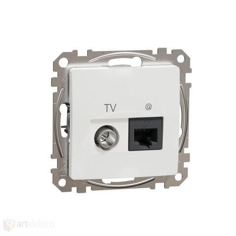 Sedna - Dat. zás. RJ45 kat.6 UTP+TV indiv. bílá *SDD111469T Schneider electric