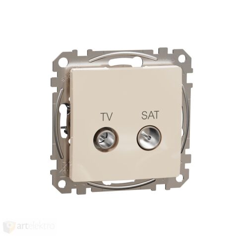 Sedna - TV SAT zásuvka koncová 4dB béžová *SDD112471S Schneider electric