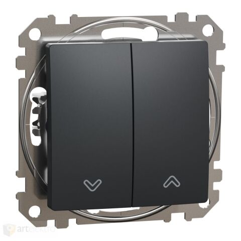 Sedna - Spínač žaluzií antracit *SDD114104 Schneider electric