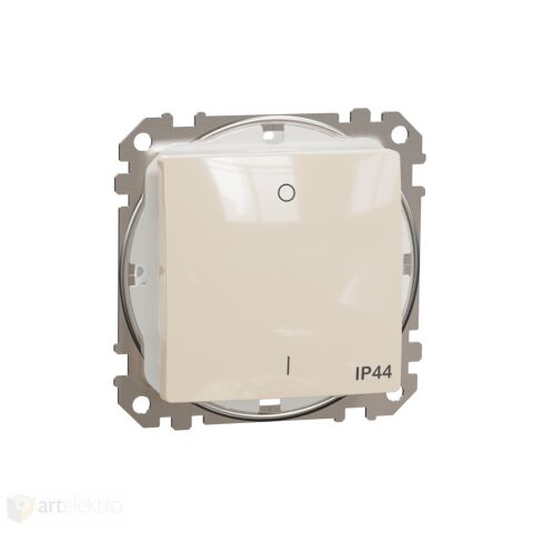 Sedna - Spínač dvojpólový ř.2 IP44 béžová *SDD212102 Schneider electric