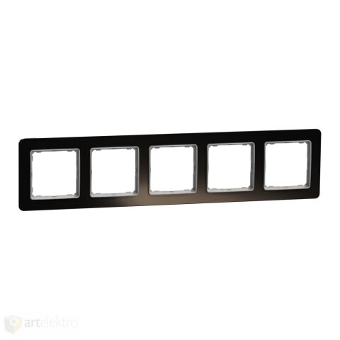 Sedna - Rámeček pětinásobný tmavé sklo *SDD361805 Schneider electric