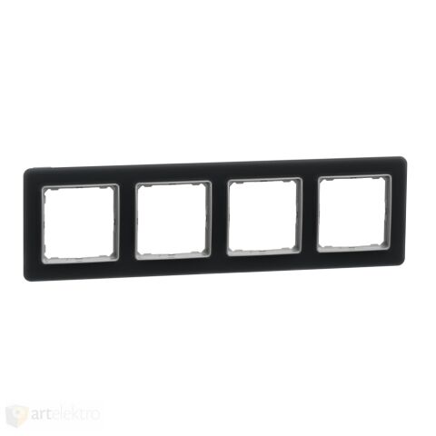 Sedna - Rámeček čtyřnásobný kouřové sklo *SDD362804 Schneider electric