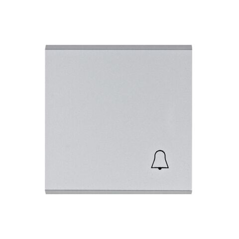 Hager WL6012 Klapka, se symbolem „Zvonek”, stříbrná mat