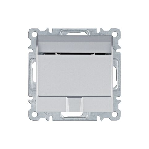 Hager WL0512 Spínač hotelové karty, stříbrná mat