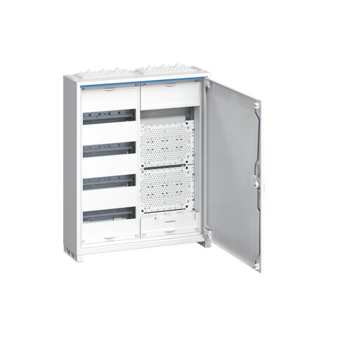 Hager FWB42K1 Rozvaděč nástěnný FWB IP30, tř. ochr.II, multimediální, 650x550x161, 48 mod. + MP, perf. dveře