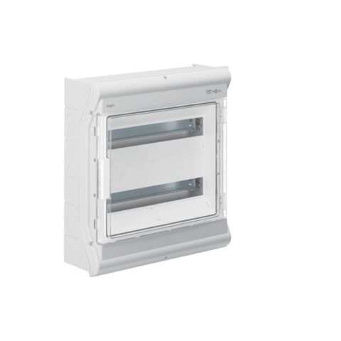 Hager VE218SN Rozvodnice nástěnná UV-stabilní vector II, IP65, 2-řadá, 36mod., bez perforace