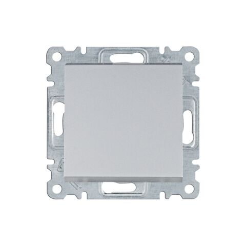 Hager WL0022 Přepínač střídavý, řazení 6, stříbrná mat