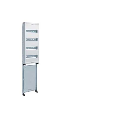 Hager UM71UM4 Rám multimediální s DIN lištami a MP, 4ř./3MP pro FWU7x, výška 1100mm