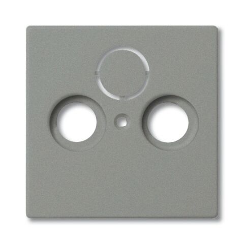 Solo® 2CKA001724A4291 kryt zásuvky televizní, rozhlasové (a satelitní) barva metalická šedá ABB